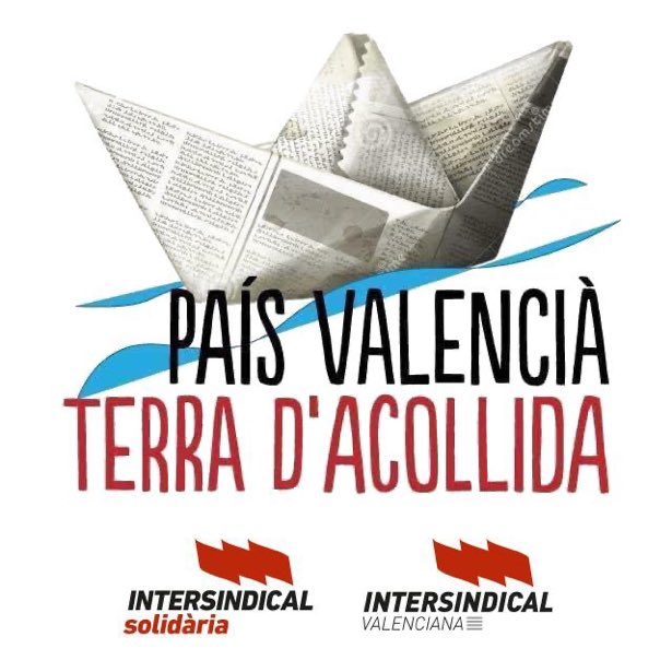 InterSolidaria's tweet image. País Valencià, terra d’acollida.

@IntersindicalV
