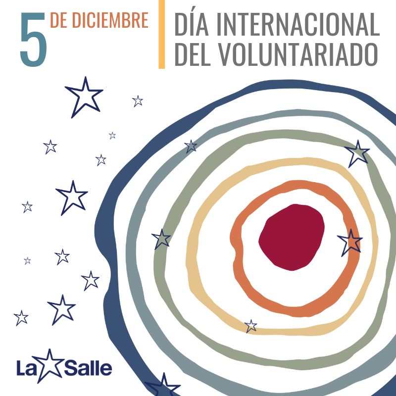 #LaSalle #TrabajandoPorUnMundoMejor #DíaInternacionalDelVoluntariado #TiempoDeCuidarTiempoDeCrear #SomosLaSalle #MiraMásAllá