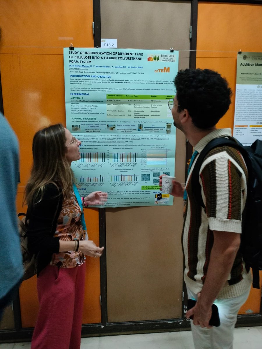 CETEM_CT's tweet photo. 🎉 ¡Asistimos al Congreso #BIOPOL en Coimbra, Portugal! Hoy presentamos nuestro póster del proyecto #REDRECIPOL entre los 186 participantes. 🌿✨ #Innovación #EconomíaCircular #Sostenibilidad https://t.co/zxn86NudXY