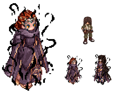 Osha &amp; Pip, Mother Aniseya and Mother Koril from Star Wars : The Acolyte