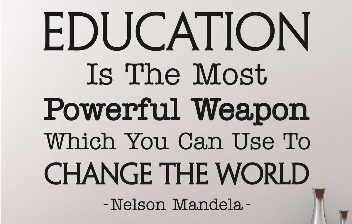 Principal_H's tweet photo. Education is the most powerful weapon which you can use to change the world 

#education #teachers #leadership #sped #autism https://t.co/GLvbFJ8hX5