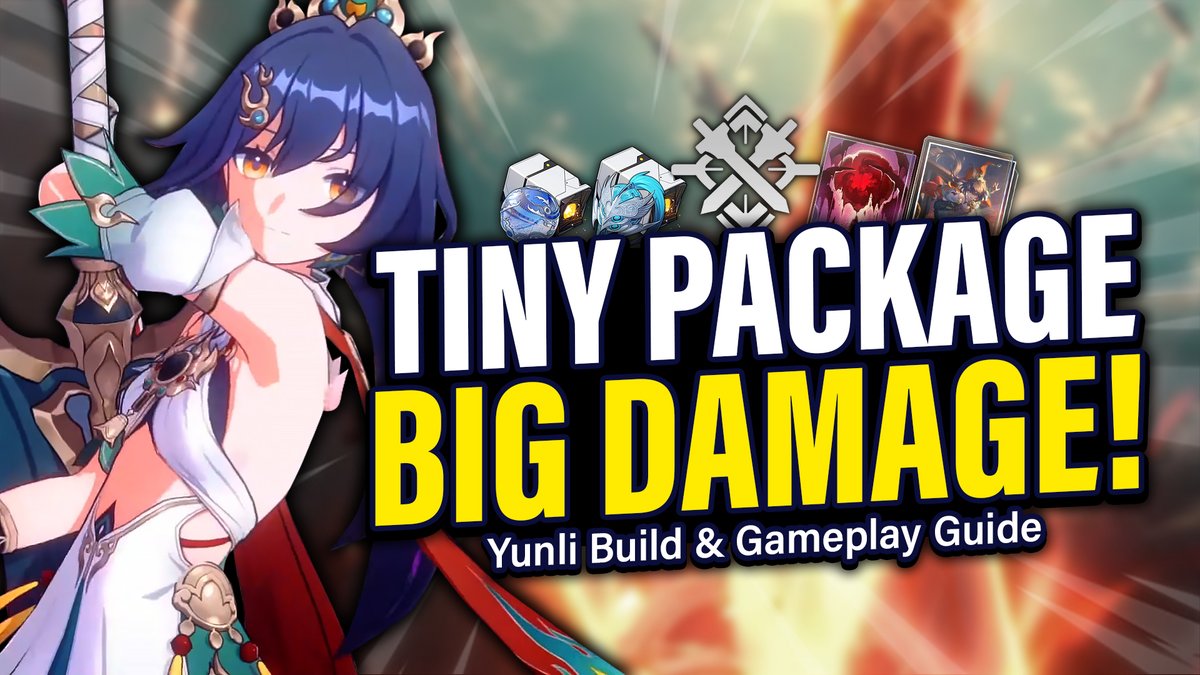 SevyPlays's tweet photo. YUNLI EARLY ACCESS! How to play Yunli, builds, teams, tips and more :D If you're interested or curious about her, watch for more info ☺️ #Yunli #HonkaiStarRail 

Video link 👇 https://t.co/tB58MnQiMz