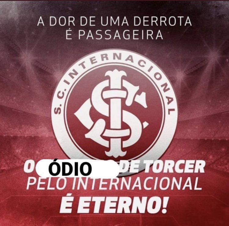 WillWildner's tweet photo. @SCInternacional https://t.co/mAYdzou3Hn