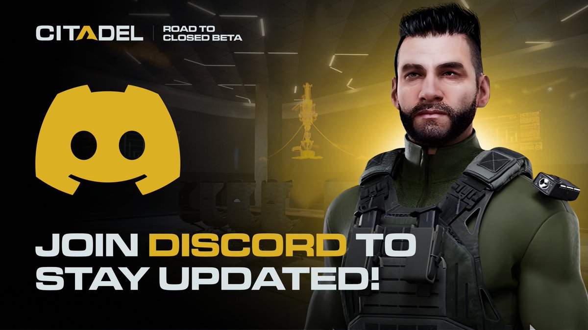 play_EMPIRES's tweet photo. Revenants, join the official Discord now! 🫡

First 250 members secure OG status, and 10 lucky OGs will win a WL for an exclusive gameplay premiere event!🔥

✅ Follow @project_citadel & @ultra_io 
✅ Like & RT this post
✅ Tag 2 squadmates
✅ Join Discord: https://t.co/bZuhxagpb6