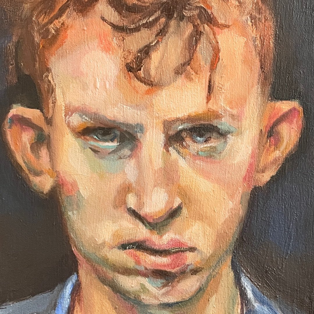 cableclair's tweet photo. Dabbling in oils! I was very intimidated to try until now but here we go. Stay tuned for more! De kop is eraf #oilpaint #study #bycableclair #byclaartjevanswaaij #oilpainting https://t.co/j4W5SCtOMH