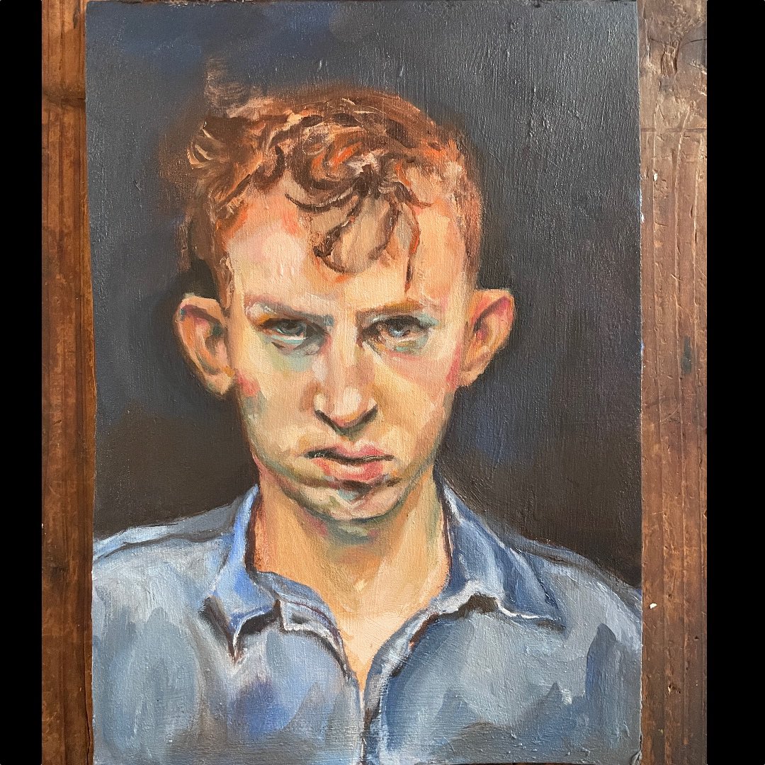 cableclair's tweet photo. Dabbling in oils! I was very intimidated to try until now but here we go. Stay tuned for more! De kop is eraf #oilpaint #study #bycableclair #byclaartjevanswaaij #oilpainting https://t.co/j4W5SCtOMH