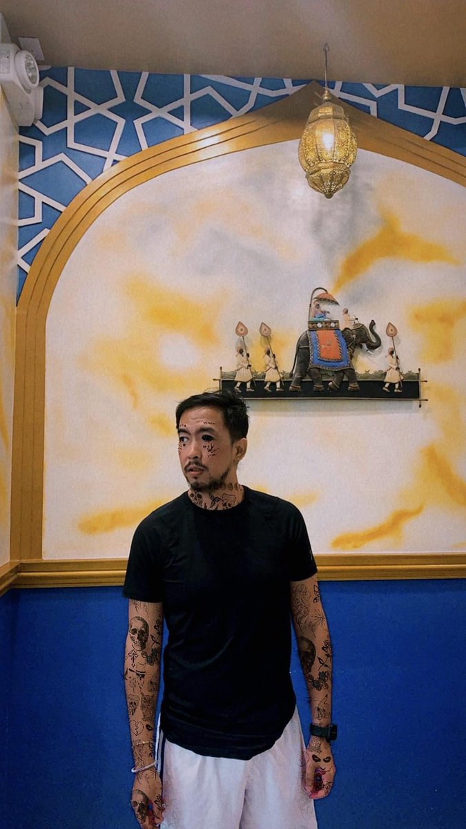 Rratchan0n's tweet photo. Bagay pala sakin may tattoo https://t.co/lZS8PeNI8d