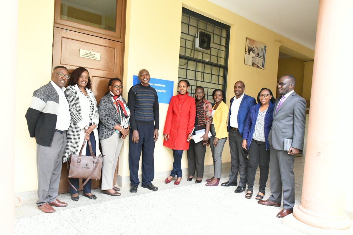 NCIKenya's tweet photo. National Cancer Institute of Kenya Visits the National Oncology Reference Lab at KNH Nairobi Kenya, 24th July 2024 – In a significant step towards enhancing cancer care in Kenya, the National Cancer Institute of Kenya (NCIK) and the https://t.co/oKV4QhTnhL