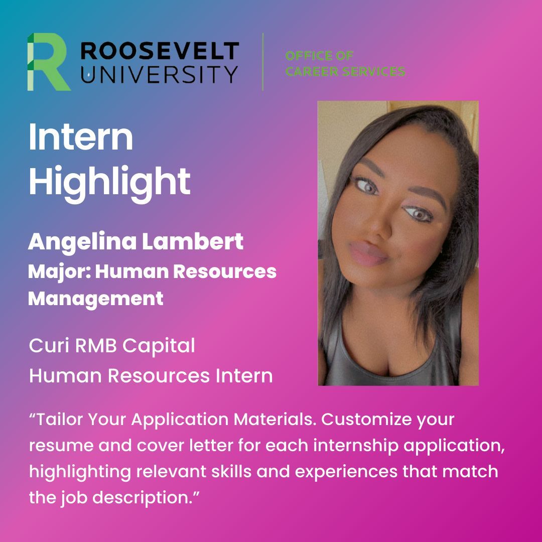 Office of Career Services, Roosevelt University tweet media
