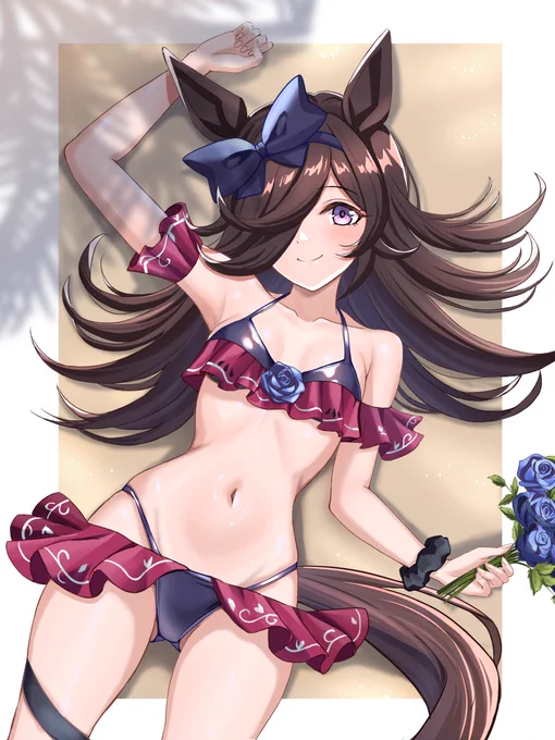#ライスシャワー一部描き直し 