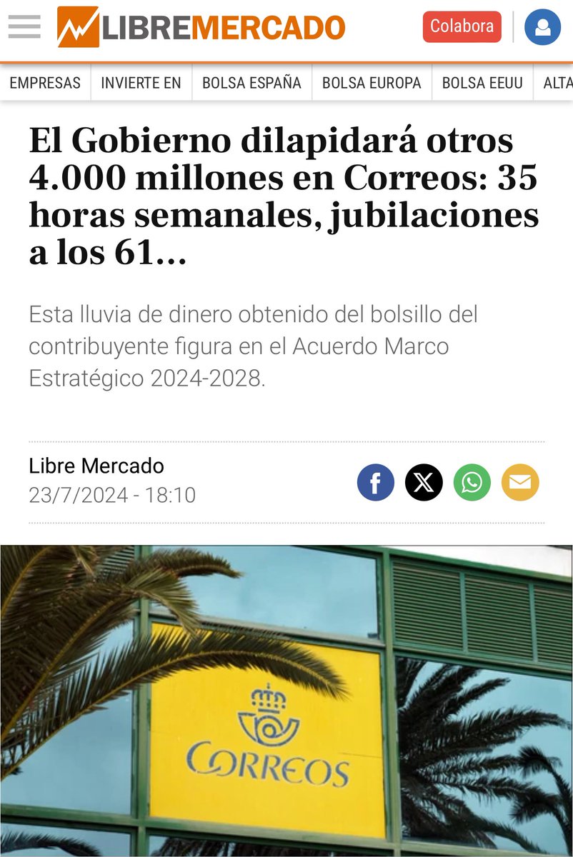 davmiranda's tweet photo. De los mismos que criticaban el rescate a la banca, hoy llega a nuestras pantallas el silencio de los correos.

Empresa dirigida (nuevamente) por especímenes de la clase política. https://t.co/nINznv7nXX