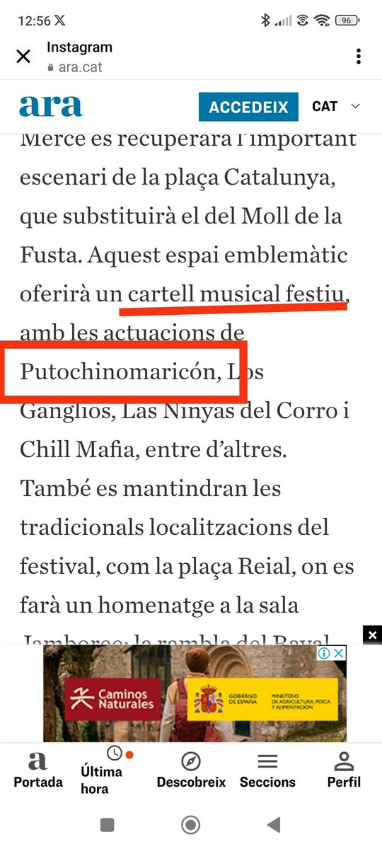 laiadba's tweet photo. El cartell de @bcn_ajuntament ja em sembla racista i manipulatiu però que deixin actuar a un grup que s'anomena #putochinomaricon em sembla que aquí tothom ha perdut els papers i sobretot el respecte @som3cat @FestesLaMerce #vergonyos on arribarem així? https://t.co/mF63s8NmDy