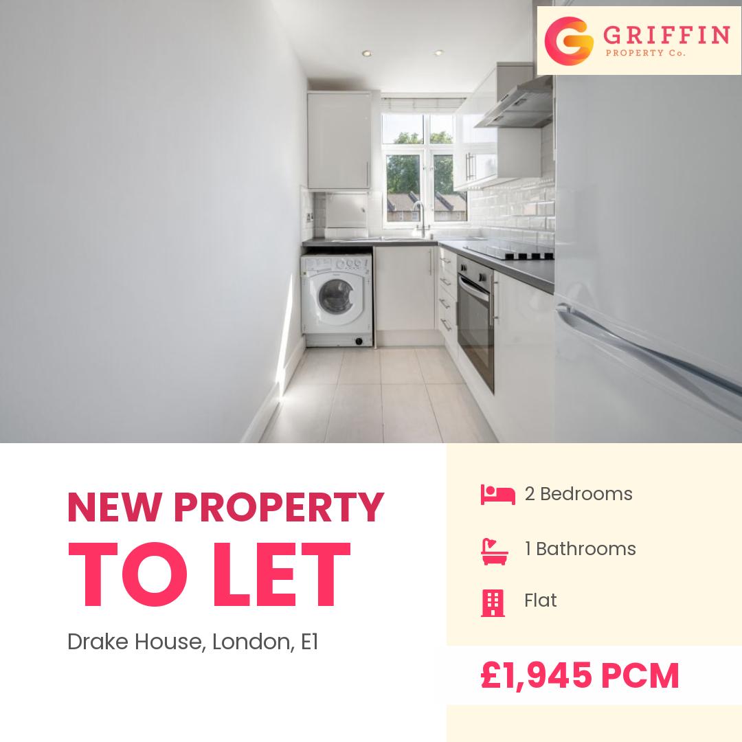 TO LET - Drake House, London, E1

For just £1,945 pcm

Arrange your viewing today! 
griffinproperty.co/find-a-letting

#lettings #lettingsuk #new #let #newhome #renting #rentinghomes #property #propertyuk #lettingagentsuk #lettingagent...