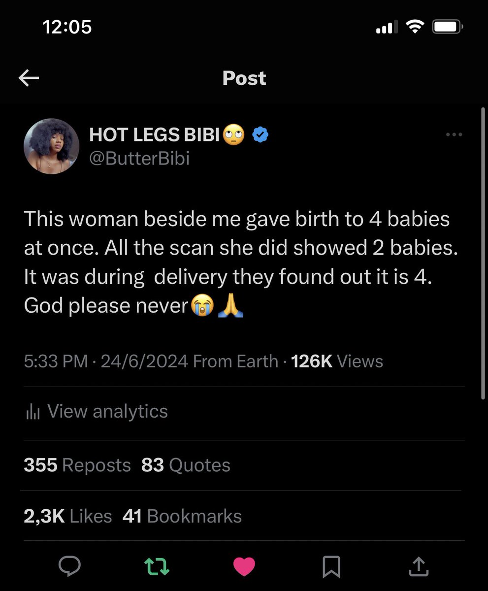 ButterBibi's tweet photo. Guys, this is the woman beside my bed I was talking about. The one who gave birth to quadruplets.

I’m so glad she’s getting help🙏 https://t.co/guJeAKxM0G