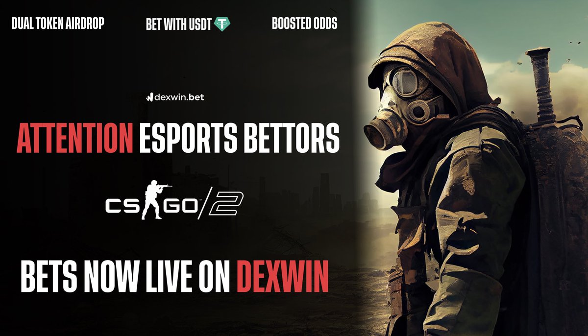 #CSGO 2 🛡️⚔️ - BETS LIVE for ESPORTS PUNTERS ✨ 

✅ Win more with BOOSTED⚡️ODDS

✅ Get Rich by farming both $AZUR + $DWIN tokens with each bet.

START NOW 🚀-  bit.ly/sportsbook-dex…

* You can Bet from any Top Chain via @deBridgeFinance 

#eSportsTwitter #Olympics2024 #crypto