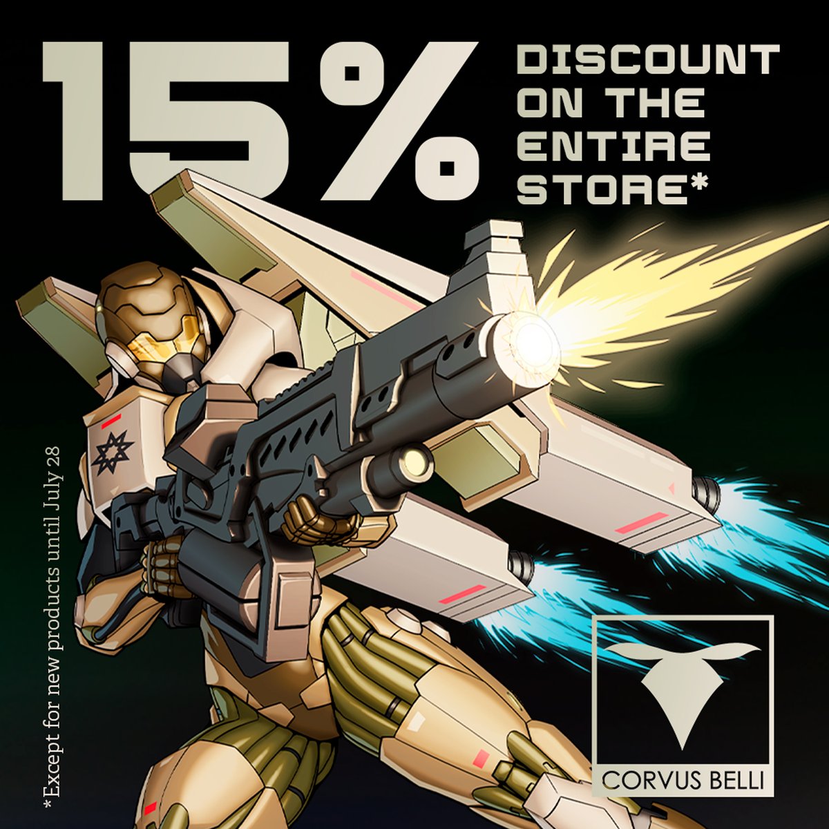 Descuentos del 15% en nuestra tienda online! store.corvusbelli.com/es/
---
15% off in our online store! store.corvusbelli.com/en/