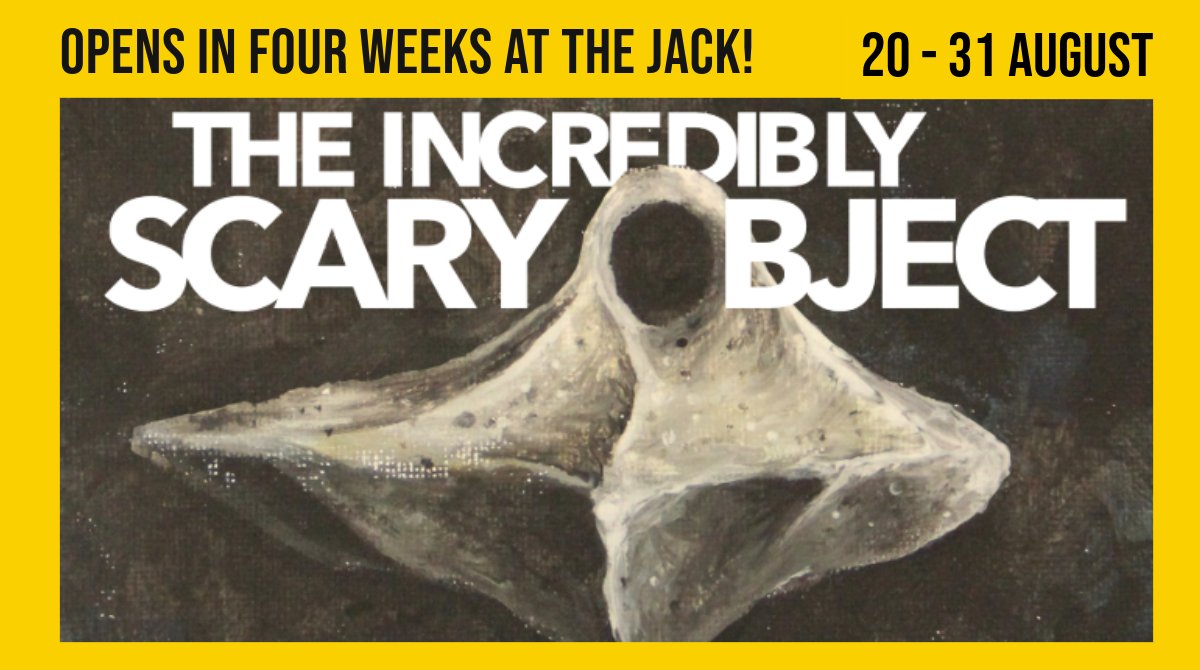 BrocJackTheatre's tweet photo. ‘The Incredibly Scary Object’ presented by Sosij Productions opens in four weeks at the Jack!
'A space probe has gone silent on its way to a new interstellar object.'
Runs 20 – 31 August. Come and join us.
Info &amp; booking here: https://t.co/GwJ4p1vaxD
@ScaryObjectPlay https://t.co/TRBNcaKo0g