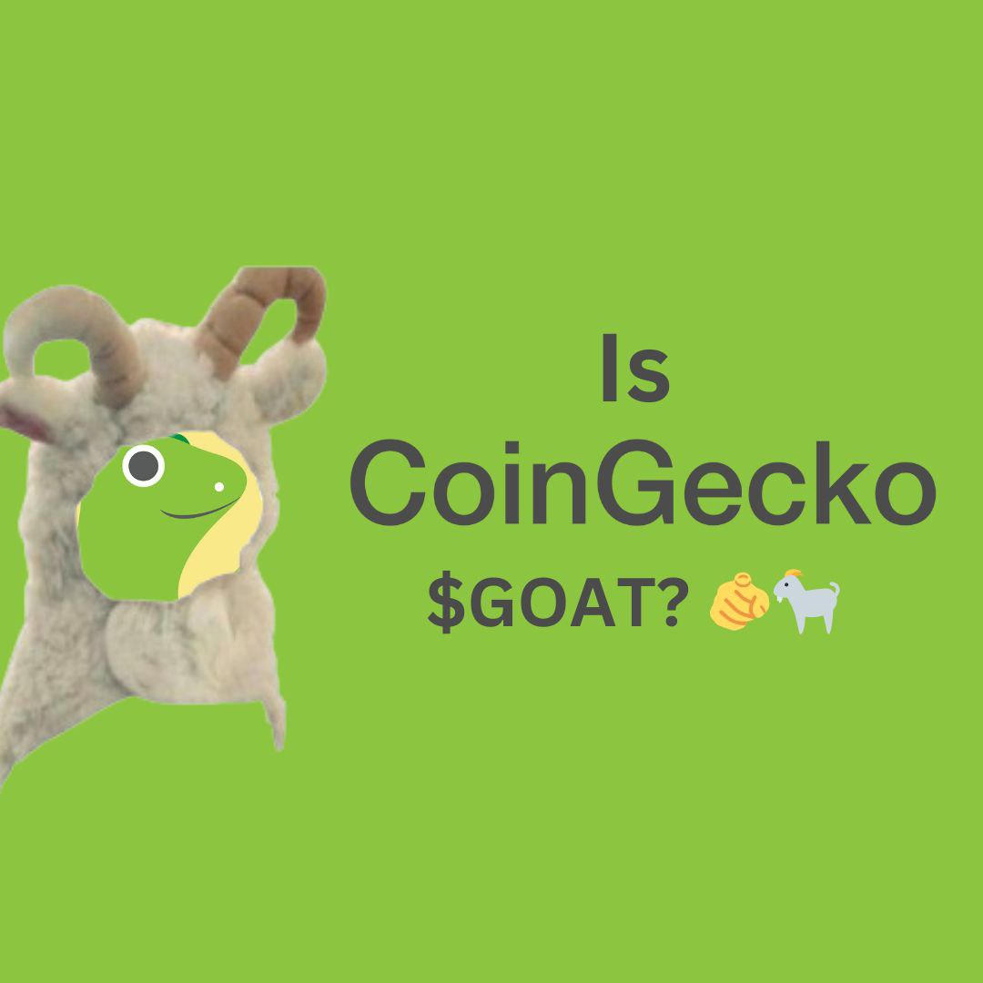 Hey

<a href="/Coingecko/">CoinGecko</a>

$GOAT has applied for listing! Our request ID is CL2407240044 
Are you $GOAT-ed enough? 

Geckoterminal: geckoterminal.com/solana/pools/G…