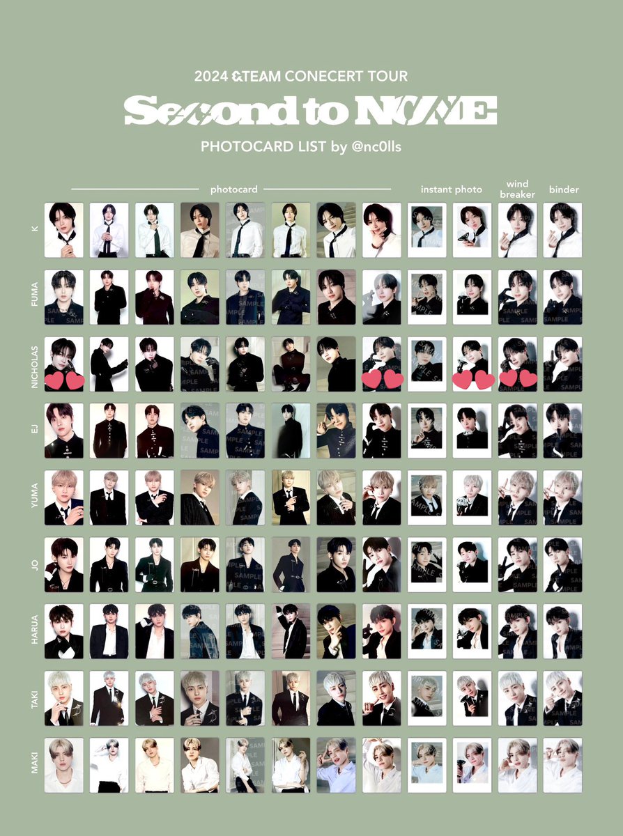 michan__08's tweet photo. TEAM  SECOND TO NONE セカノン 交換

〈譲〉画像のもの
　　+バインダーフォトカード(バラ可)

〈求〉NICHOLAS ニコラス(💕のモノ)

同種交換可能
ツアー名古屋２日目 or 郵送

お気軽にリプ、またはdmお待ちしております😼🌟

#andTEAM_交換 https://t.co/P3GU6kGP3X