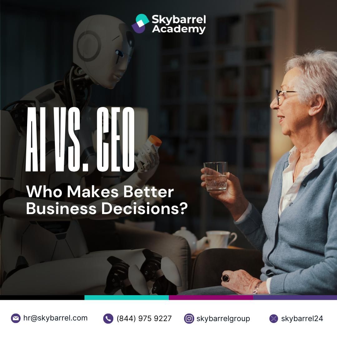 Skybarrel24's tweet image. Let&apos;s settle the debate: AI vs CEO in making business decisions. Who do you think comes out on top? 
Comment your thoughts below 👇🏽🖱️

#SQL #DataMastery #SkyBarrel #Data #DataSkills #TechTips #Trending #Viral #DataScience #BigData #MachineLearning #AI #CloudComputing #Blockchain
