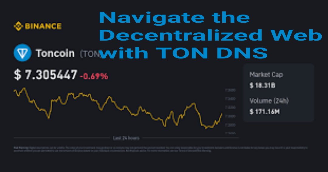 trendwizardng's tweet image. Navigate the Decentralized Web with TON DNS
 #TONDNS #DecentralizedWeb #BlockchainDNS #ton_blockchain @ton_blockchain