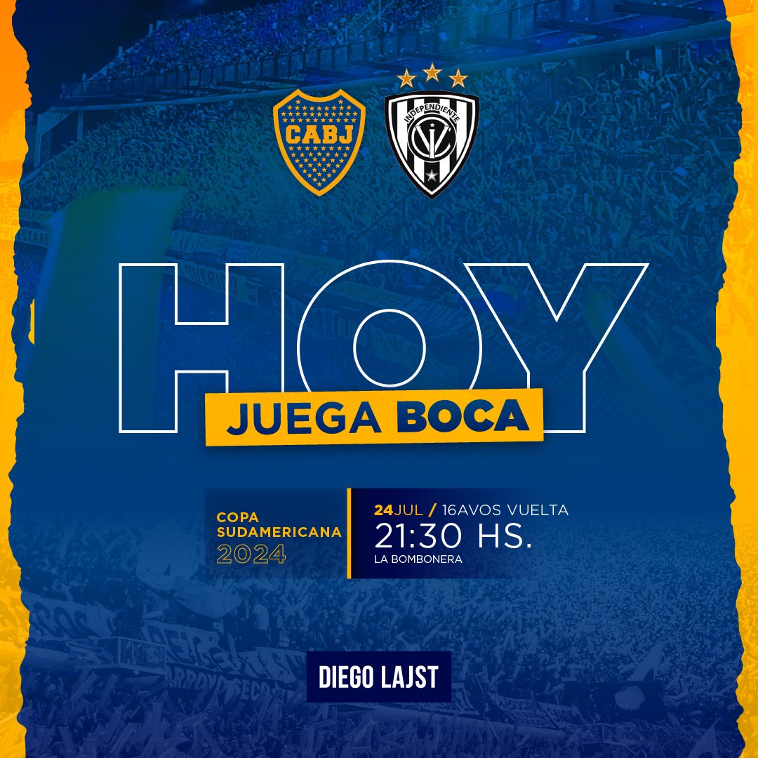 DiegoMLajst's tweet photo. Esta noche a La Bombonera a alentar a #Boca 💙💛
#BocaEnMiADN #BocaJuniors https://t.co/pDvtqfOJEk