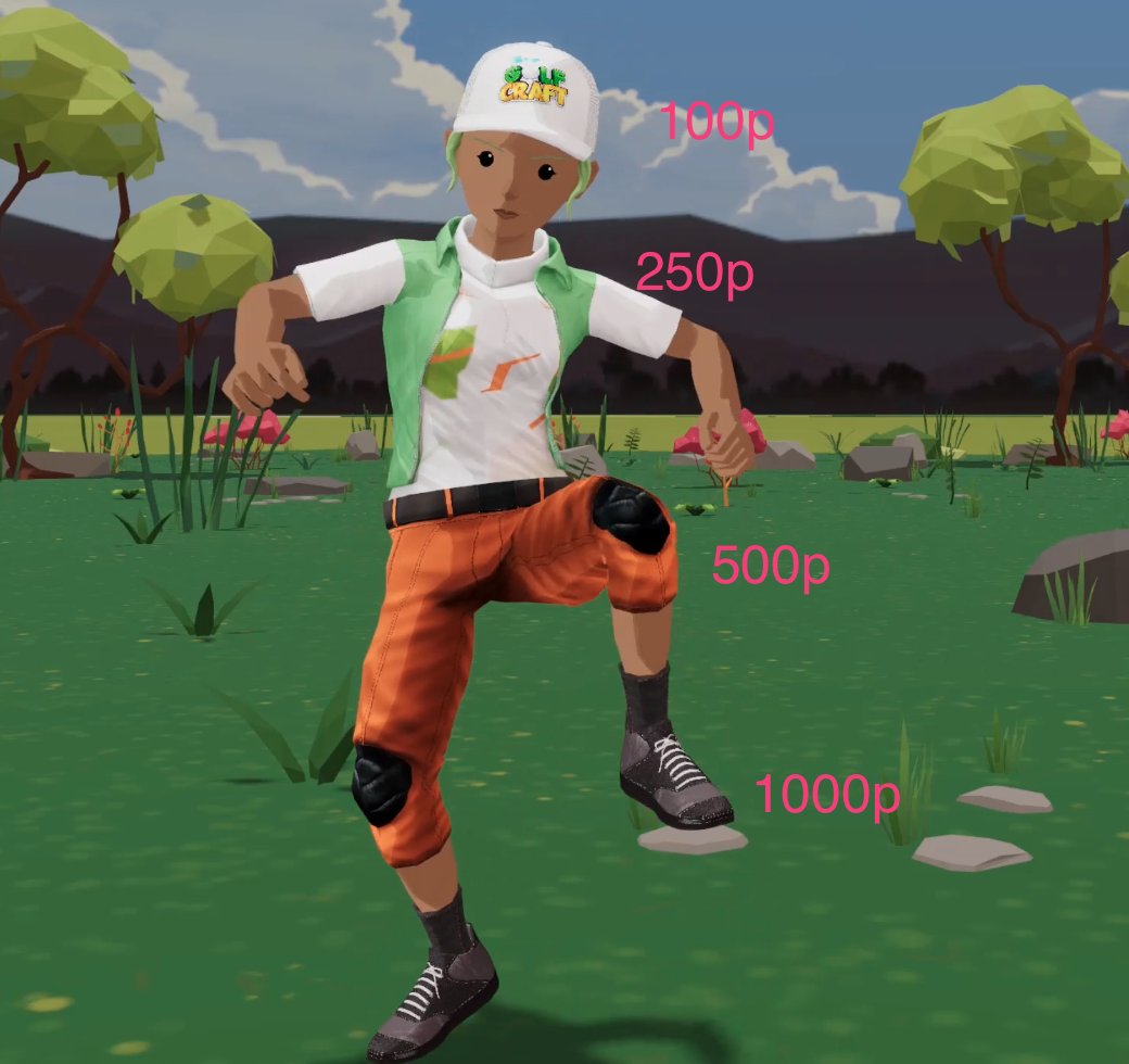 GolfcraftGame's tweet image. We are launching a new "LIVE TOURNAMENT" mode on which tournament organizers will receive 1 point for each 4 maps played
Old "PASSIVE TOURNAMENT" gives 1 points for each 12 maps being completed.
With the points, you will receive these awesome wearables made by @KJWalker3D!