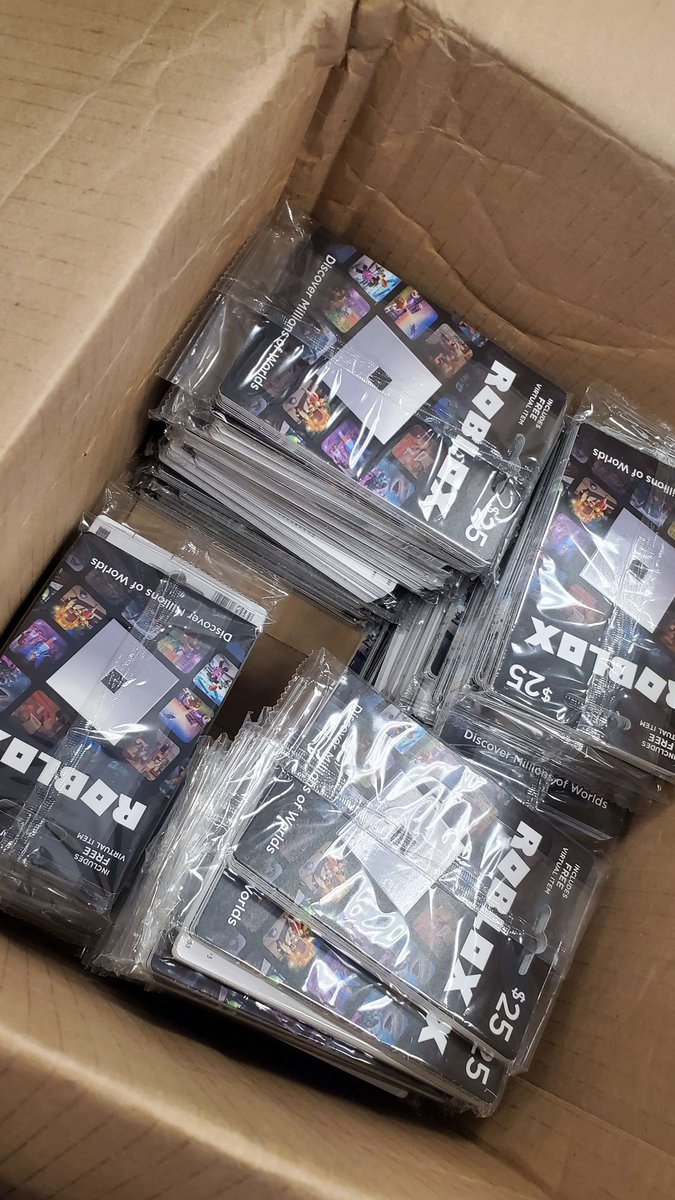 I'm giving away 200X $50 Robux Cards! 💸

🌟 To Enter: Simply like and retweet this tweet, Follow Me with Notifications &amp; Comment "Done"

👀 Picking a 200 winners soon 👀