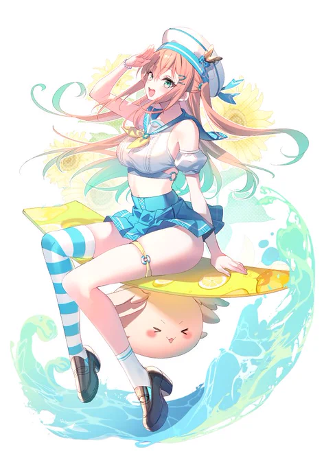 看板娘リアナ(水兵さんver.)
