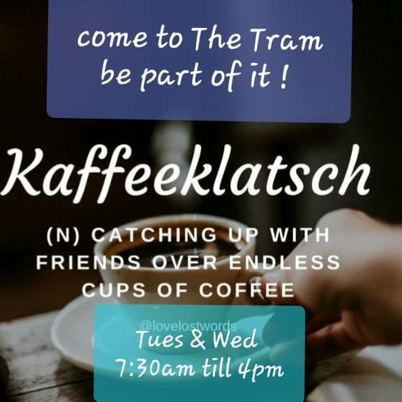 TramontaneCafe's tweet photo. Hello Tram friends. New &amp; Returning or those who haven't  found us YET ! ☕😊. 

This week in Tramland we have a special going !! If you were part of the awesome #Munson Arts Festival this year, and you are picking up your piece(s) during TRAMONTANE CAFE OPEN HOURS .... https://t.co/UxT2FsKz3X