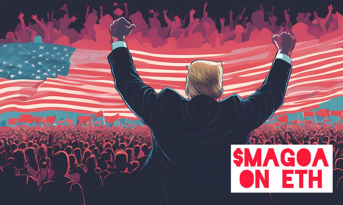 MAGOAeth's tweet photo. TRUMP:
I have done it!
I will do it once again!

Make America Great Once Again!

$MAGOA #MOGOA #Trump2024 
@MagoaArmy 
ITHE NEW SLOGAN FOR 2024 - 2025 ELECTION

CA: 0x9f4ac5ea89b1623e35328904d7d61b08b55daa50

https://t.co/CCGOH6xcvo https://t.co/NF2uU8oQDC