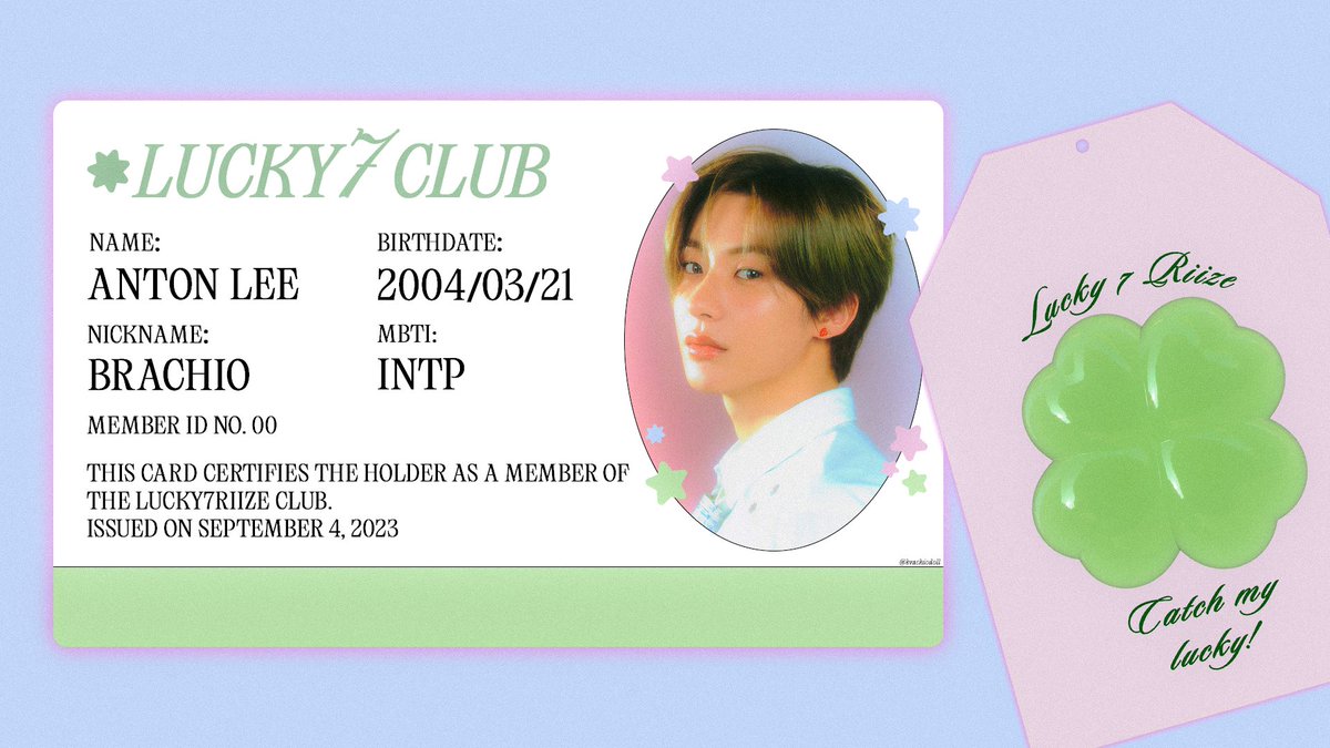 #앤톤 LUCKY7 CLUB 🍀