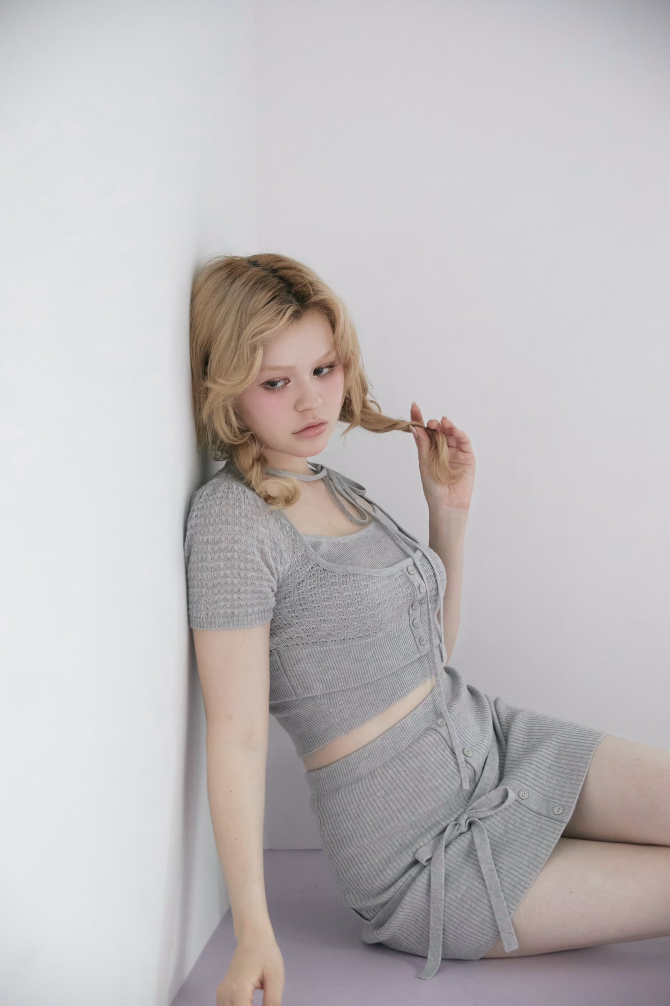 andmary Tina knit set Gray andmary Tina knit set Gray 新品 Tina