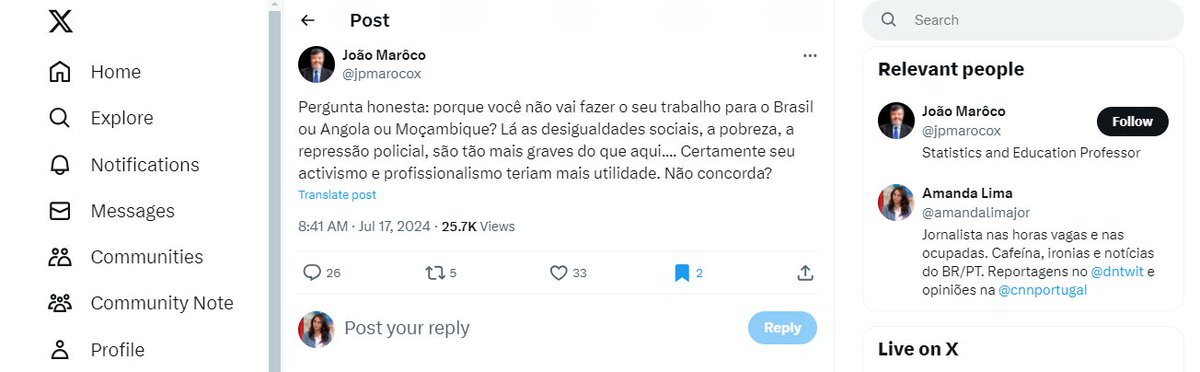 A chiba foi tentar queimar o professor acusando-o do que não é.
Depois vitimiza-se.