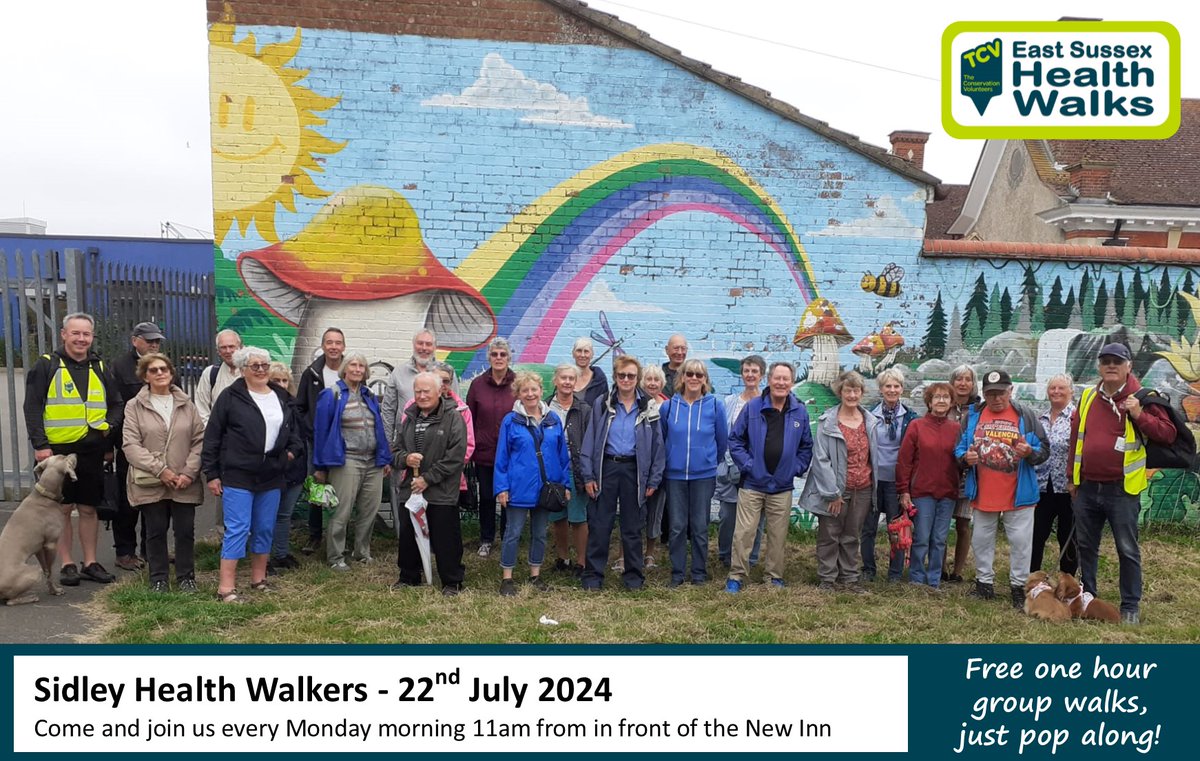 Hello from #Sidley Health Walk!
Join them every Monday morning 11am from in front of the New Inn.