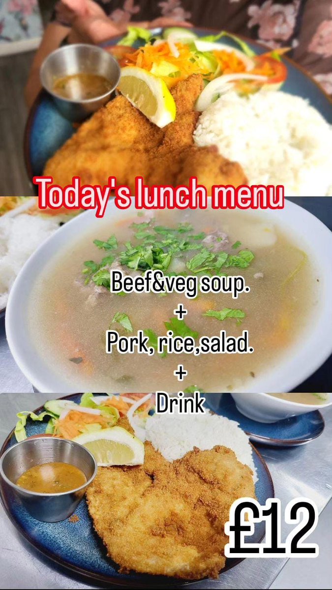 Lunch menu