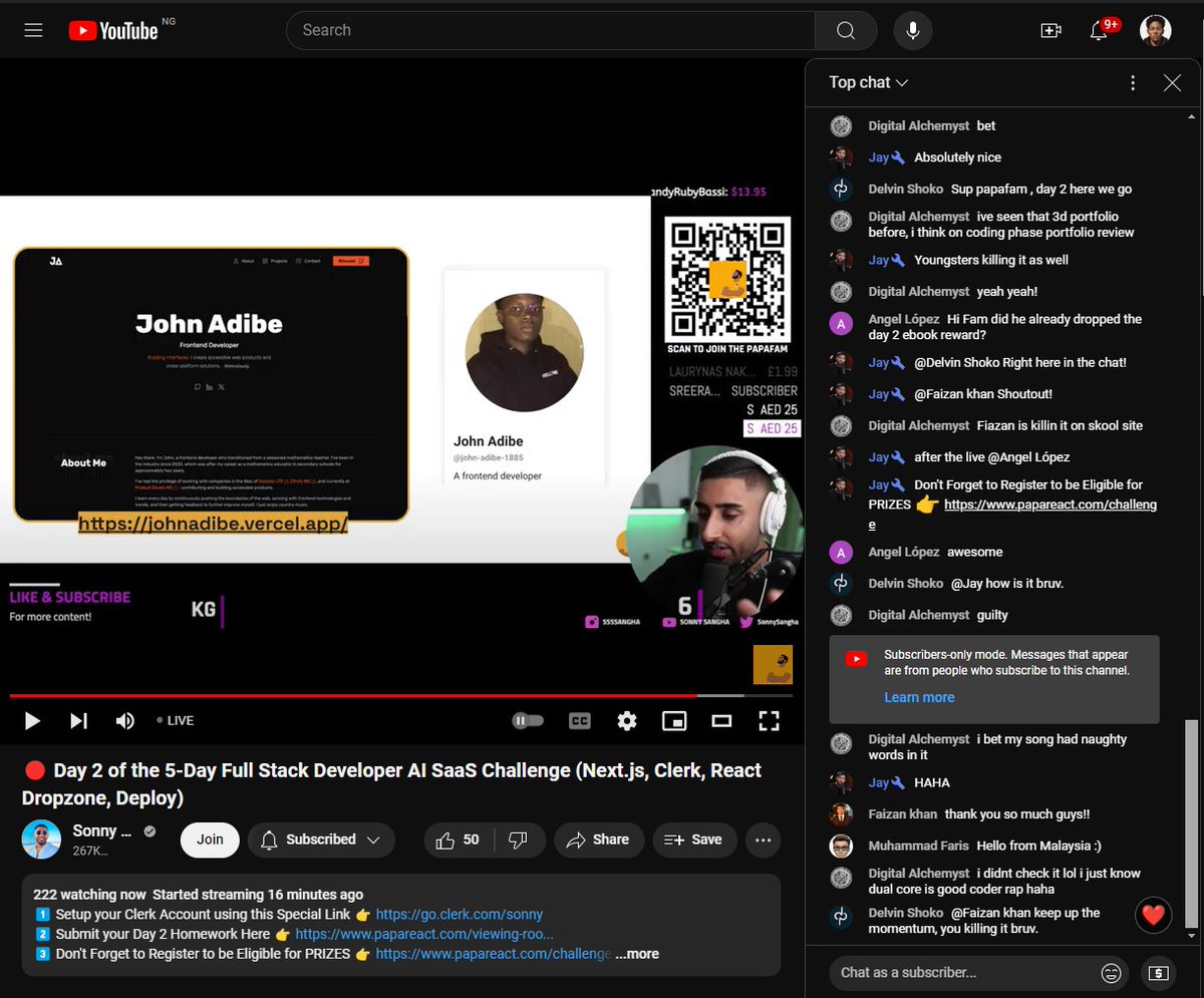 johnphealipto's tweet image. My portfolio got recognized 🚀🚀🚀
🥶

#PAPAFAM #AISaasChallenge