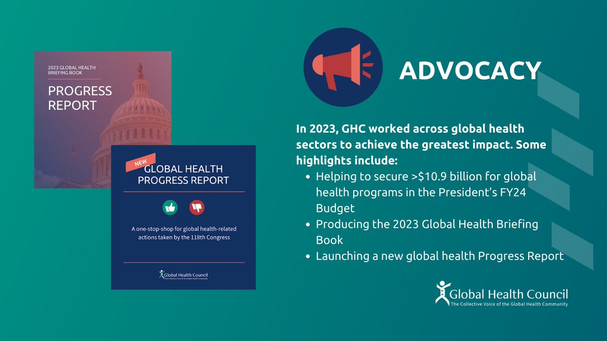 Dzikunu, Richard (@dzikunurichard) on Twitter photo In 2023, <a href="/GlobalHealthOrg/">Global Health Council (GHC)</a> collaborated across global health sectors to drive significant impact. Learn more about advocacy efforts in 2023 it GHC's latest Annual Report: bit.ly/GHCAdvocacy23 #GlobalHealthAdvocacy #HealthEquity In 2023, <a href="/GlobalHealthOrg/">Global Health Council (GHC)</a> collaborated across global health sectors to drive significant impact. Learn more about advocacy efforts in 2023 it GHC's latest Annual Report: bit.ly/GHCAdvocacy23 #GlobalHealthAdvocacy #HealthEquity
