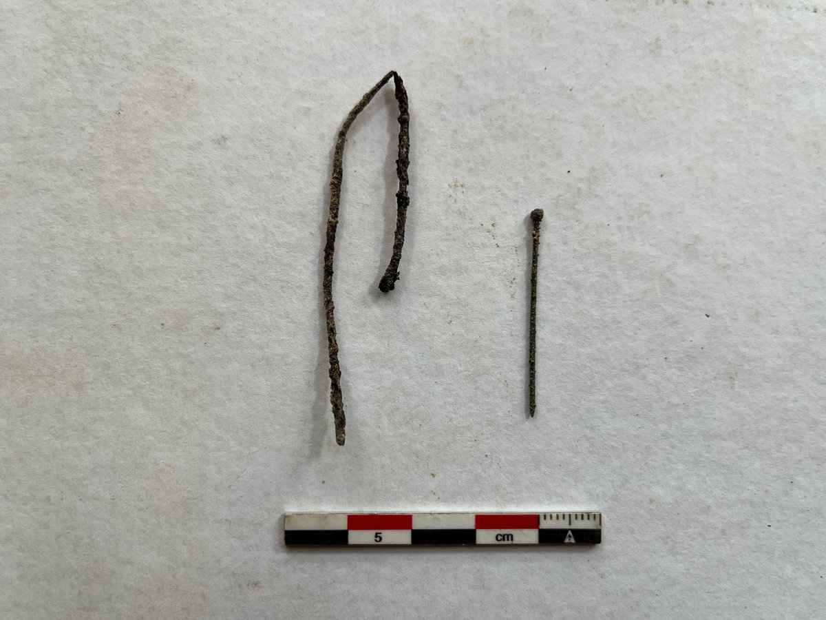 ElBornCCM's tweet photo. 📍 La #CasaDuran va ser una de les principals adrogueries de Barcelona des de finals del s. XVI fins al seu enderroc entre 1716 i 1718.

🪙 Durant les primeres setmanes d’excavació, han aparegut objectes com agulles, monedes i una lluerna, tots ells d’època medieval o moderna. https://t.co/zQVrfYl4Wv