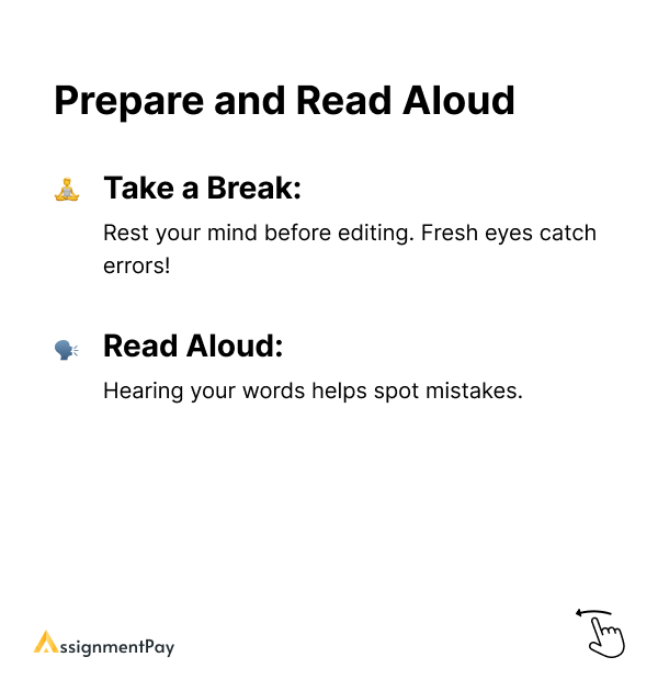 AssignmentPay_'s tweet image. Need to ace your papers? 📝 Here's the deal: proofreading and editing are key. If you're struggling, we've got your back at #AssignmentPay
#WritingTips #StudentLife #Proofreading #Editing #StudentSuccess #AcademicWriting