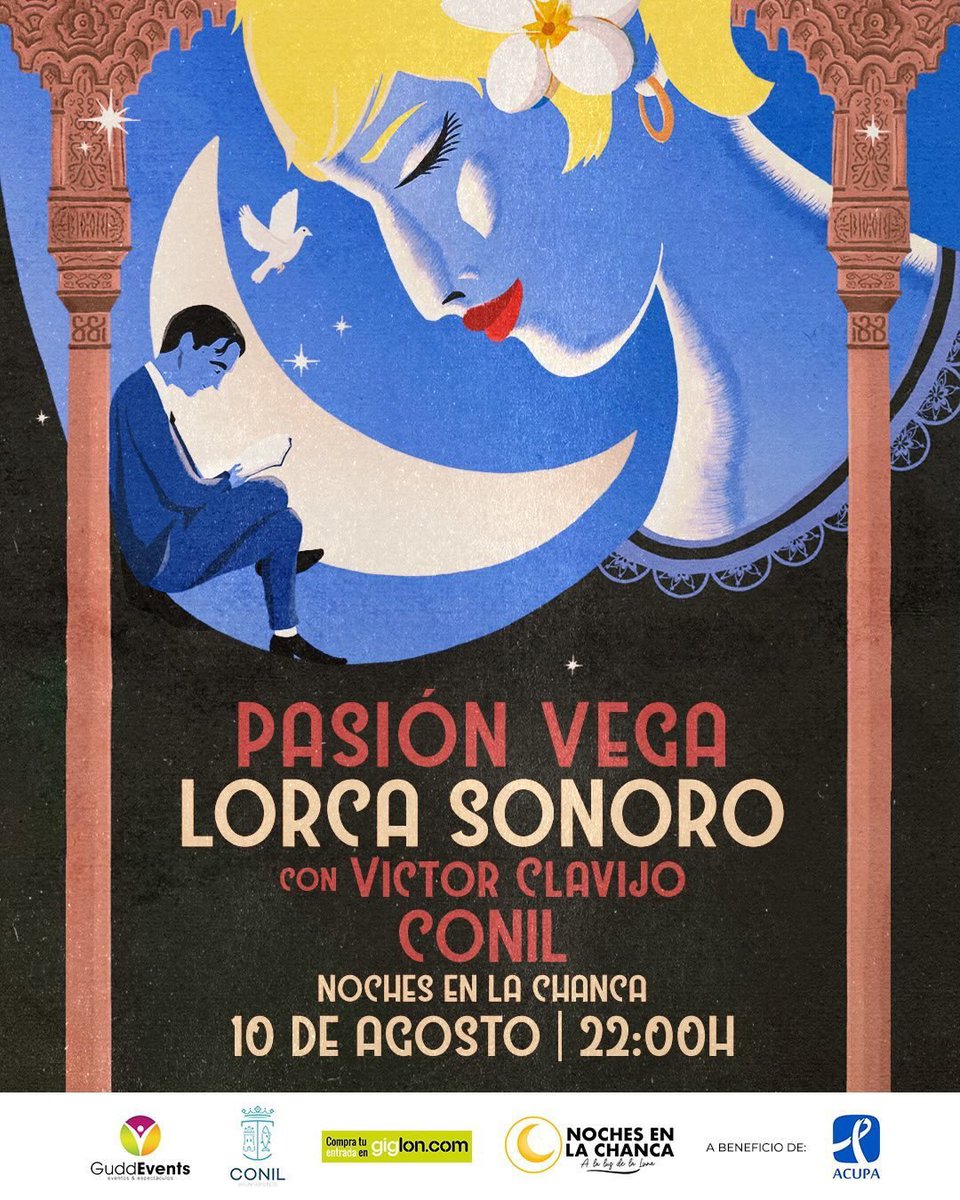 ¡ Conil de La Frontera !. No se me ocurre un plan mejor para el 10 de agosto que comenzar el día bañándome en las maravillosas playas de Conil, pasear por sus hermosas calles, disfrutar de su gastronomía y terminar escuchando los versos de Federico #Conil #Cadiz #Conciertos