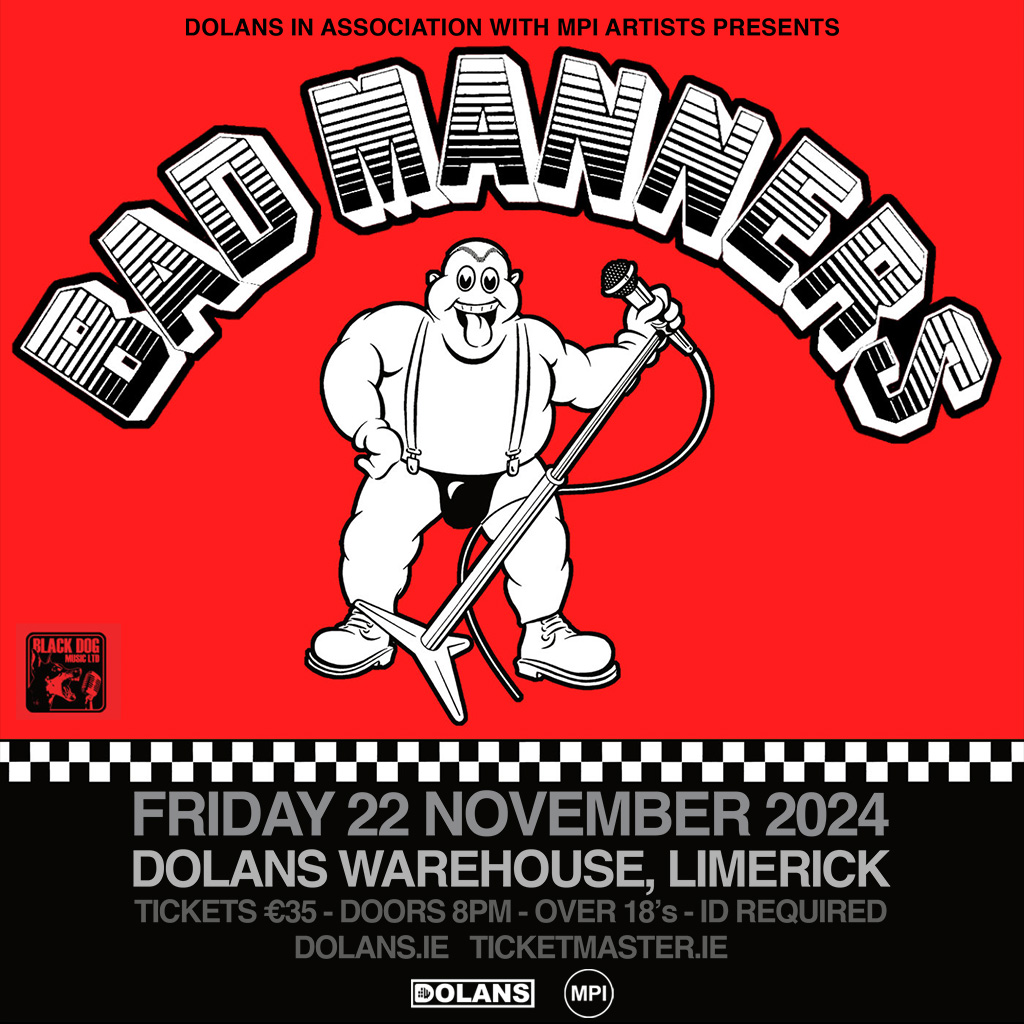 MPI (@mpiartists) on Twitter photo Bad Manners are bringing ska to Galway and Limerick this November! Tickets on Sale this Friday at 10am.
21st Nov - @Monroeslive
22nd Nov - <a href="/mydolans/">Dolans Limerick</a>
For more visit mpiartists.com/news
#mpiartists #badmanners #monroesgalway #dolanslimerick #dolandwarehouse #ska #gigguide Bad Manners are bringing ska to Galway and Limerick this November! Tickets on Sale this Friday at 10am.
21st Nov - @Monroeslive
22nd Nov - <a href="/mydolans/">Dolans Limerick</a>
For more visit mpiartists.com/news
#mpiartists #badmanners #monroesgalway #dolanslimerick #dolandwarehouse #ska #gigguide