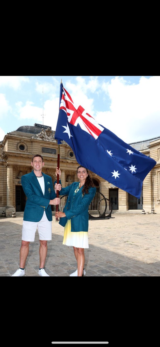 meagen_nay's tweet photo. This is bloody exciting and amazing. Two of the best humans and athletes to represent our great country. 🇦🇺🇦🇺 be proud and be you.
#Paris2024 #wavethatflag https://t.co/NoDkGnKoaC