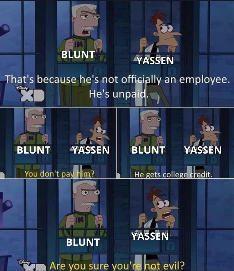 Blunt: he even gets international field trips
#AlexRider