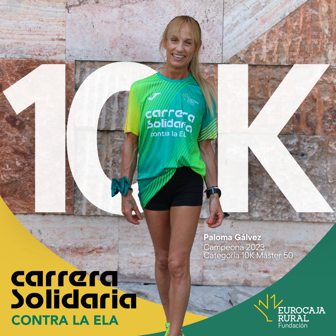 Fundación Eurocaja Rural (@fundacionecr) on Twitter photo Únete a la #CarreraSolidariaFundaciónECR de 10K🏃♀️👩🦽🏃♂️👨🦽
🏅Categorías: Senior, Máster 40, Máster 50 y atletas con discapacidad.
⬇️¡Inscríbete!⬇️
eurocajarural.fun/actividades/ca…
🗓️6 de octubre
📍Toledo
#AdelanteCLM <a href="/AsociacionELA/">adELA - Asociación Española de ELA</a> <a href="/ELA_CyL/">Asoc de Esclerosis Lateral Amiotrófica de CyL</a> <a href="/adelacv/">ADELA-CV</a> #ELARegiónDeMurcia <a href="/_ARAELA_/">🍀ARAELA</a> Únete a la #CarreraSolidariaFundaciónECR de 10K🏃♀️👩🦽🏃♂️👨🦽
🏅Categorías: Senior, Máster 40, Máster 50 y atletas con discapacidad.
⬇️¡Inscríbete!⬇️
eurocajarural.fun/actividades/ca…
🗓️6 de octubre
📍Toledo
#AdelanteCLM <a href="/AsociacionELA/">adELA - Asociación Española de ELA</a> <a href="/ELA_CyL/">Asoc de Esclerosis Lateral Amiotrófica de CyL</a> <a href="/adelacv/">ADELA-CV</a> #ELARegiónDeMurcia <a href="/_ARAELA_/">🍀ARAELA</a>
