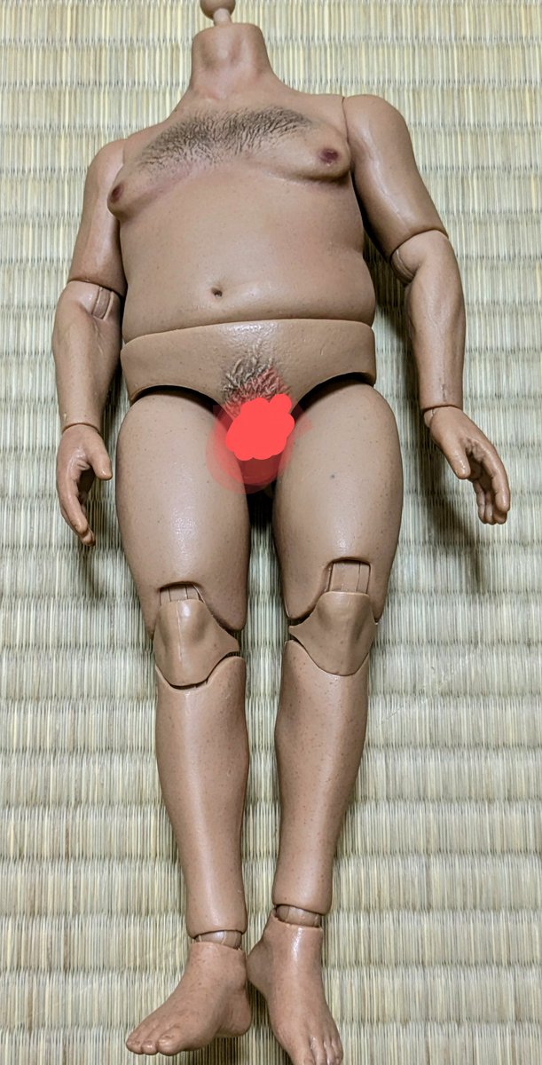 作画資料用のおじさんフィギュア 