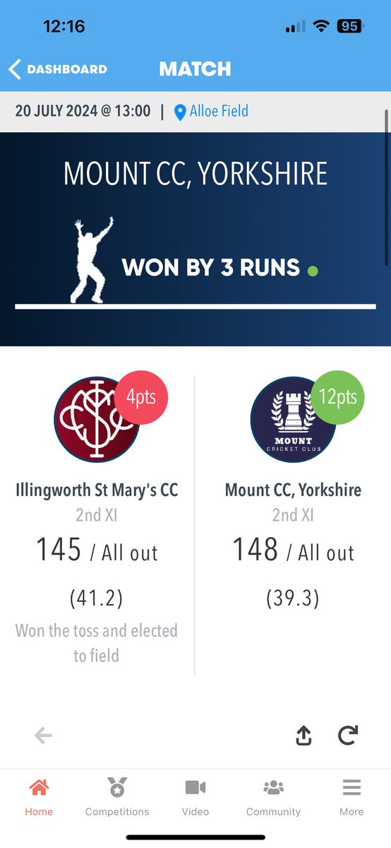 Mount Cricket Club tweet media