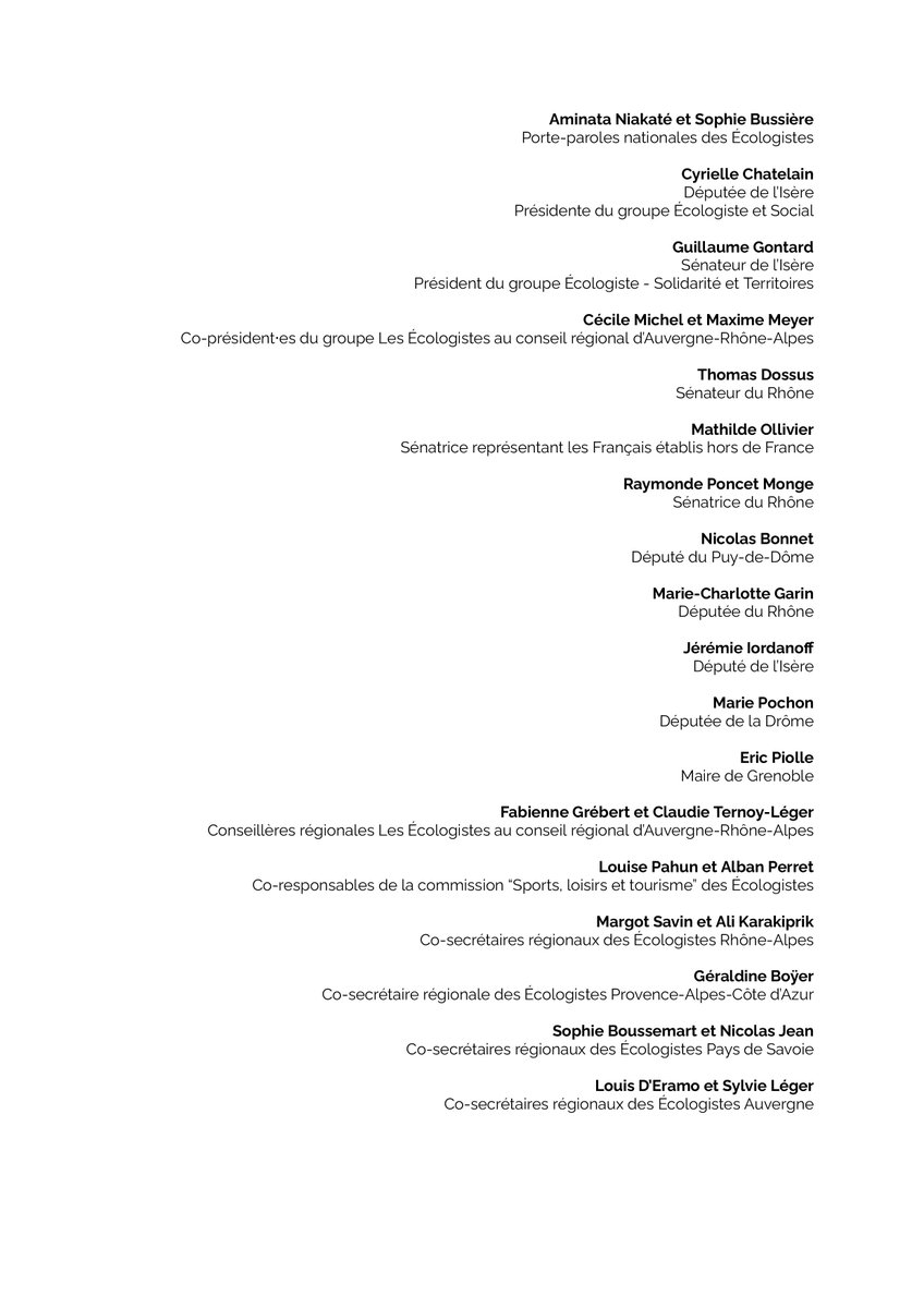Les Écologistes Région AuRA tweet media