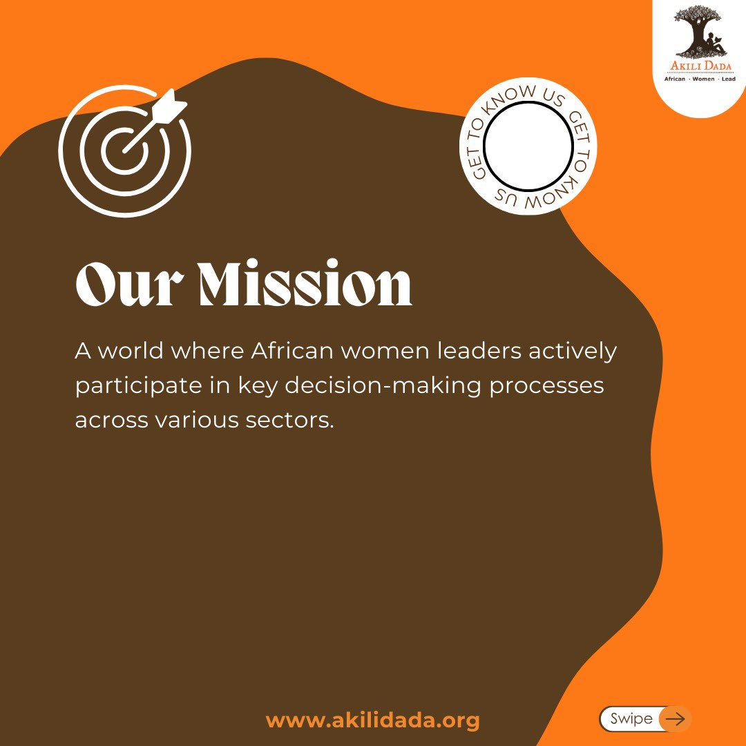 AkiliDada's tweet photo. 🌟 Get to Know Akili Dada 🌟

Over the past few months we’ve had some new people follow us and we thought it would be great if they could know who we are! 

Swipe through to learn more about us! ➡️

#AkiliDada #GirlsLeadership #Empowerment #AfricanWomen #GetToKnowUs https://t.co/GRmqrxybV9