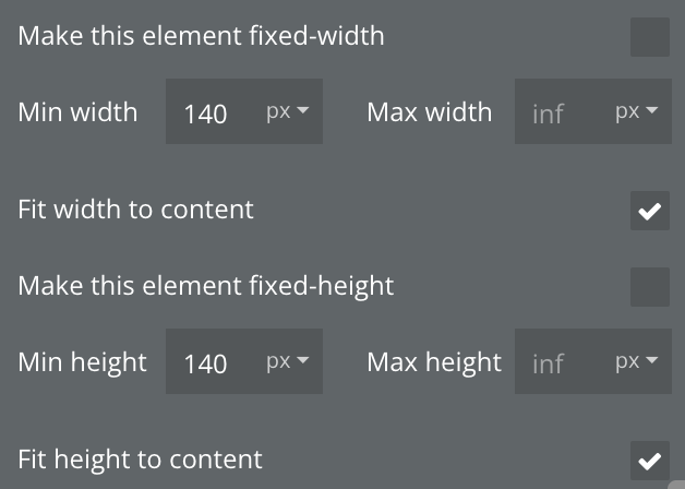 MantasOmus's tweet photo. Is it just me, or is this #BubbleBoost made it worse?
I already talked about 140x140 making things worse, but this time "fit width" checked by default
I should NOT be checked on all containers at least
I set the max width on the most parent one, I need the rest free-flowing https://t.co/PXKILFlVmg